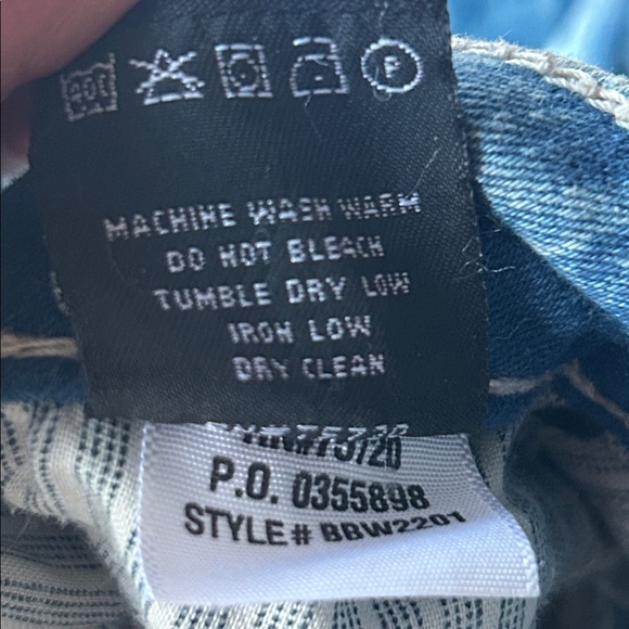 Buckle skinny jeans black label acid wash distressed‎ stretch tall - Picture 11 of 12